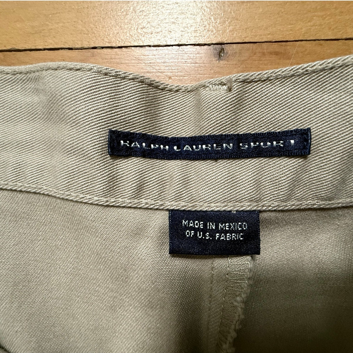 Vintage Ralph Lauren Khaki Wide-Leg Capri Pants - Women's Size 12 - EUC