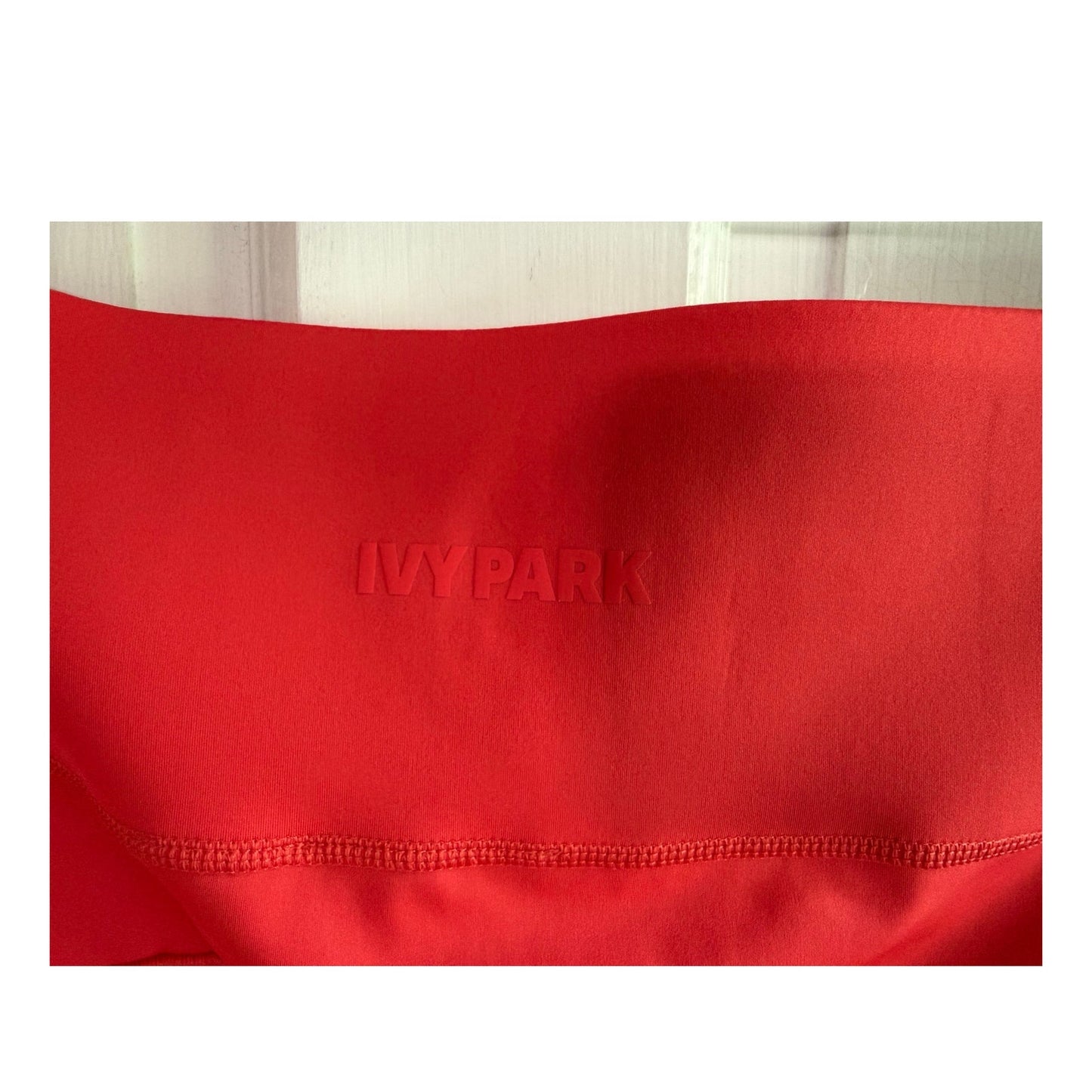 Adidas Ivy Park Leggings Small Red High Waisted Tights/Leggings DEADSTOCK