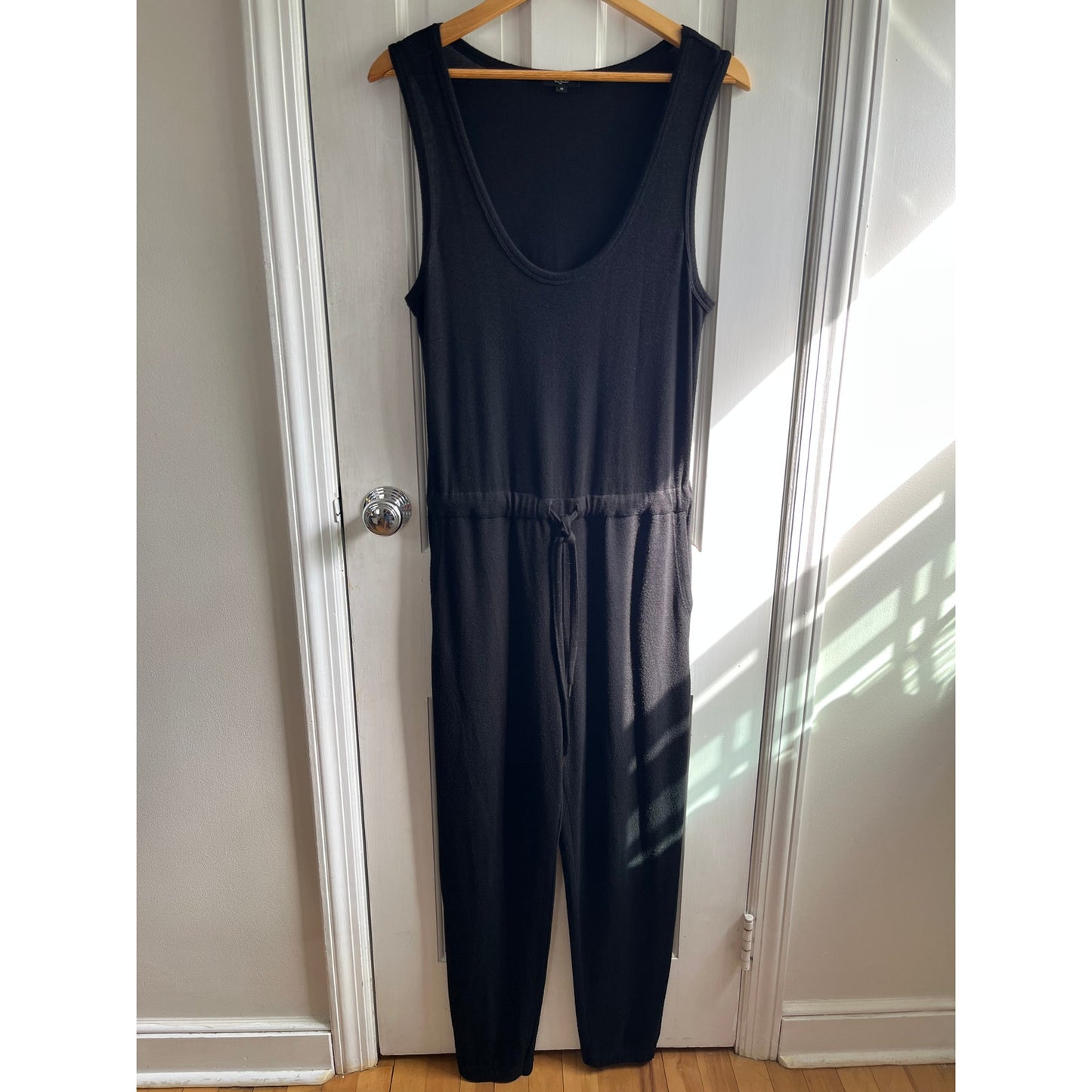 RAILS Becky Romper in Black Medium - Ultra Soft French Terry Lounge Jumpsuit ✨