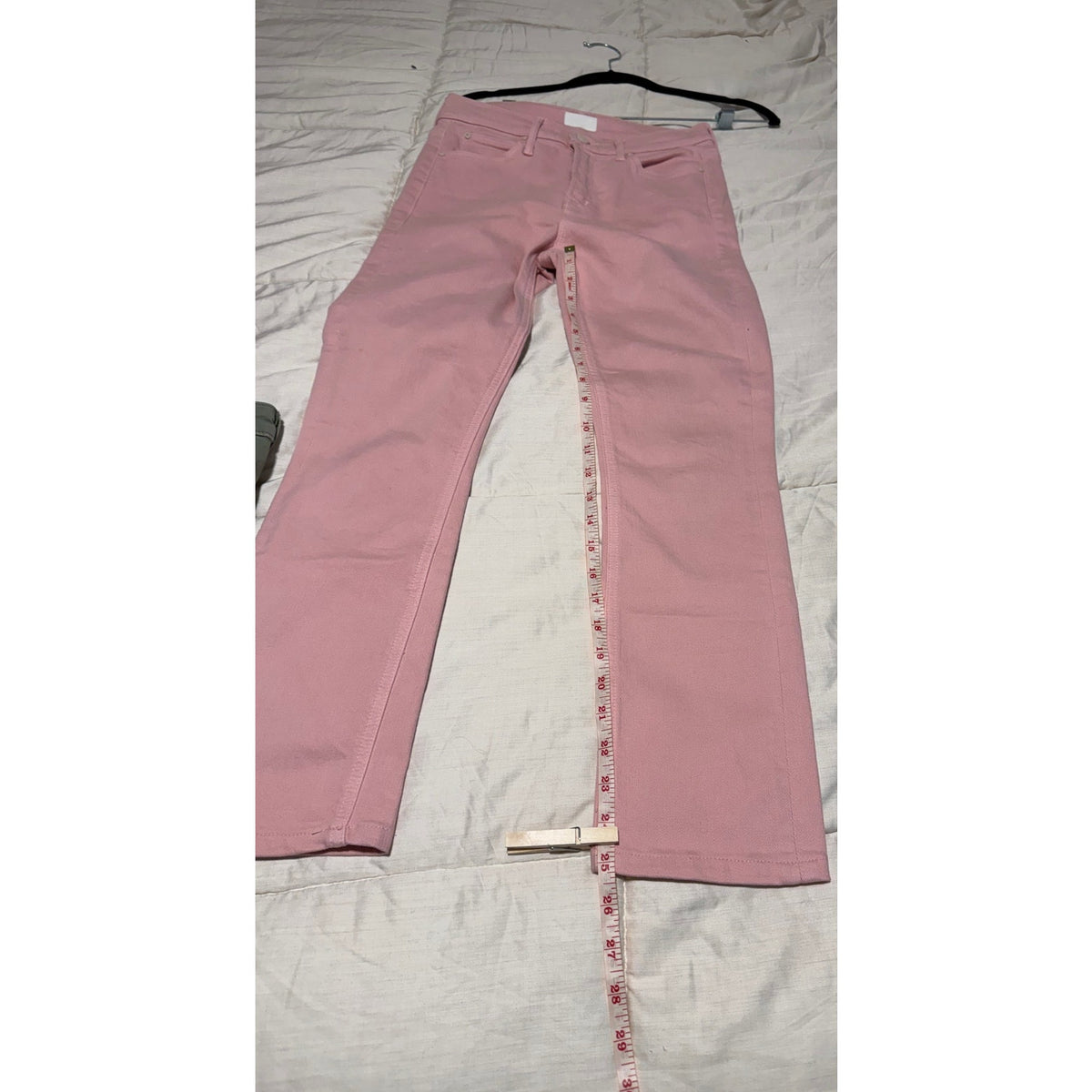 Mother Jeans Pink Mid-Rise Dazzler Ankle - Size 25