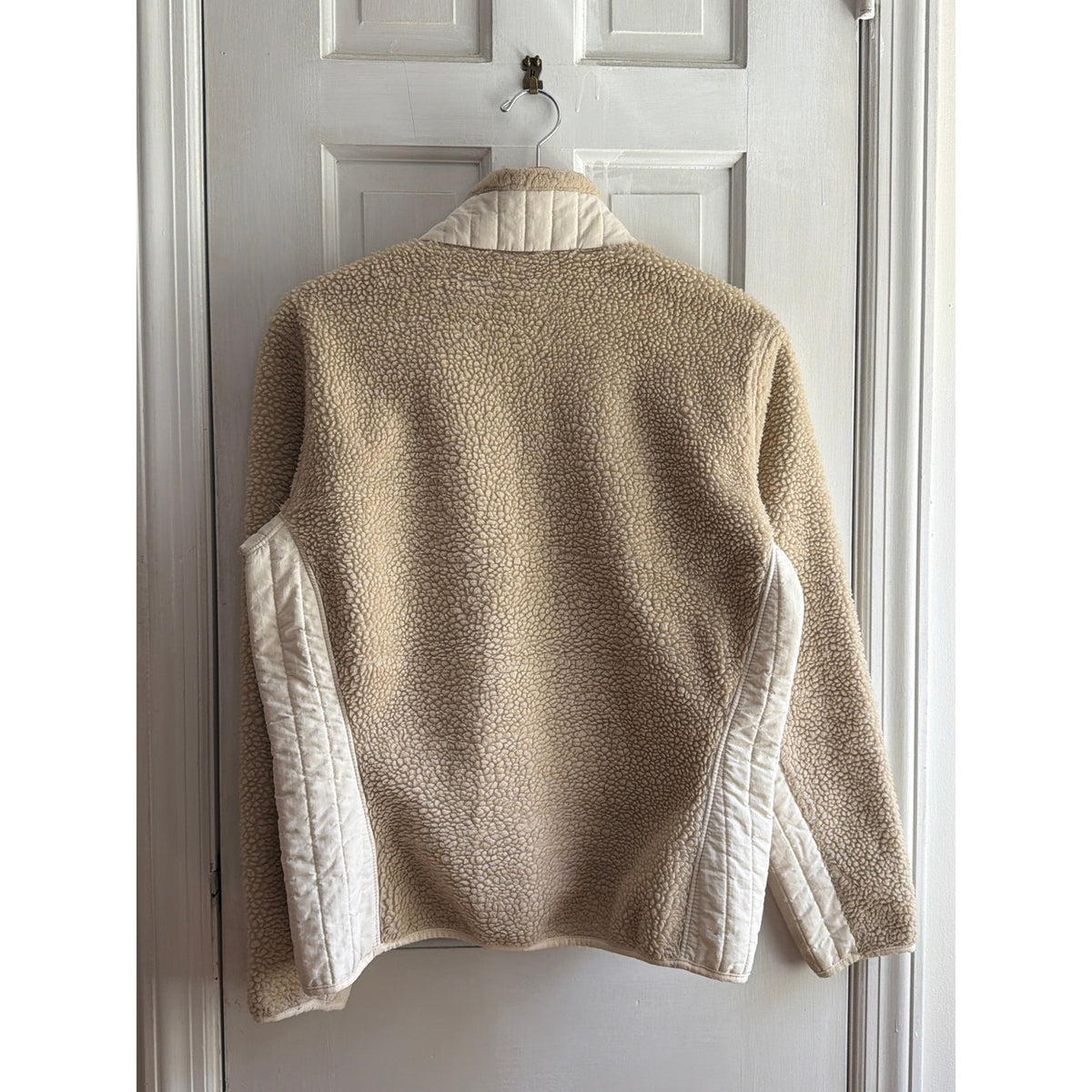 Patagonia Fleece Zip Jacket Cream & Beige  Women's Large