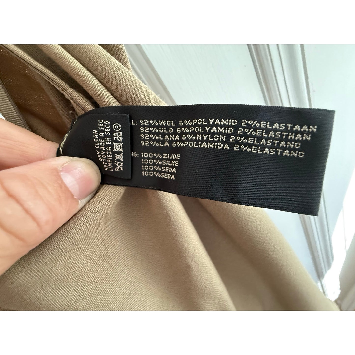 Ralph Lauren Black Label Wool Khaki Pants Size 8