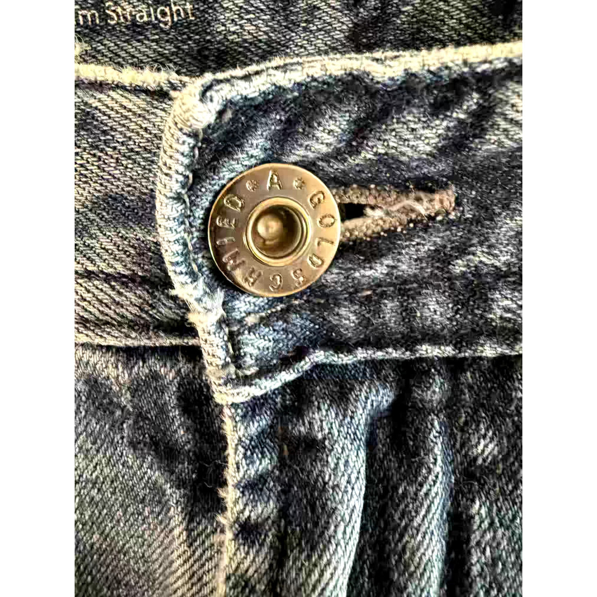 AG Everett Men's Slim Straight Blue Jean  Size 32, Inseam 29