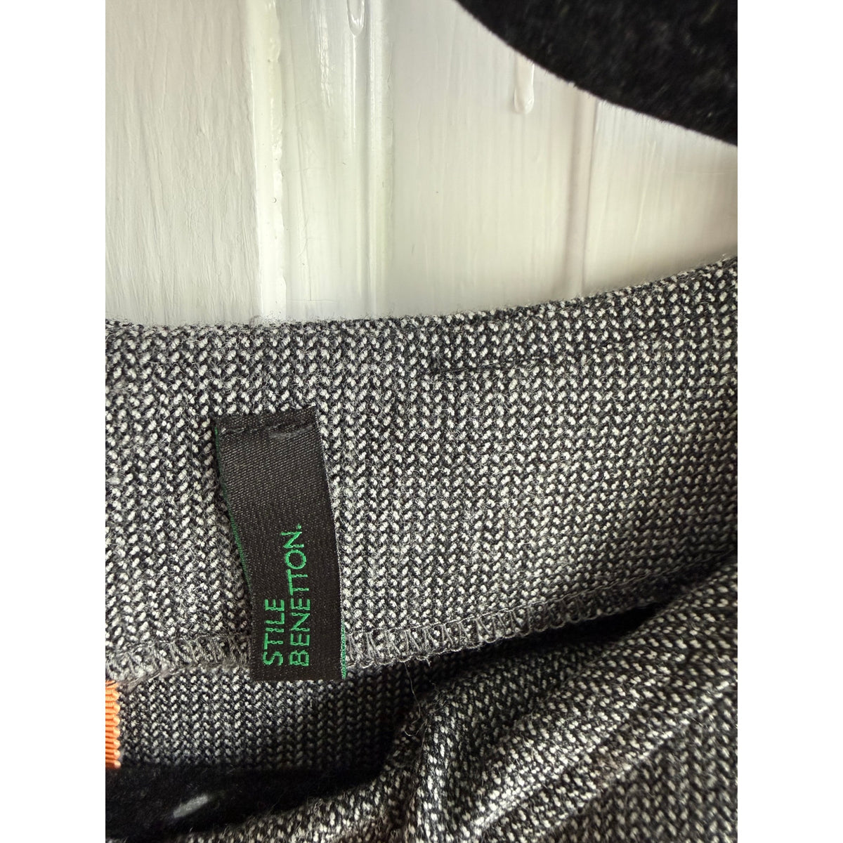 Stile Benetton Women’s Gray Pencil Dress - Short Sleeve - Small - EUC