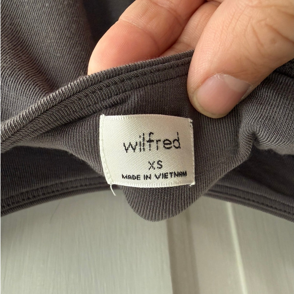 Wilfred Aritzia Grey Spaghetti Strap Romper - Size XS - EUC