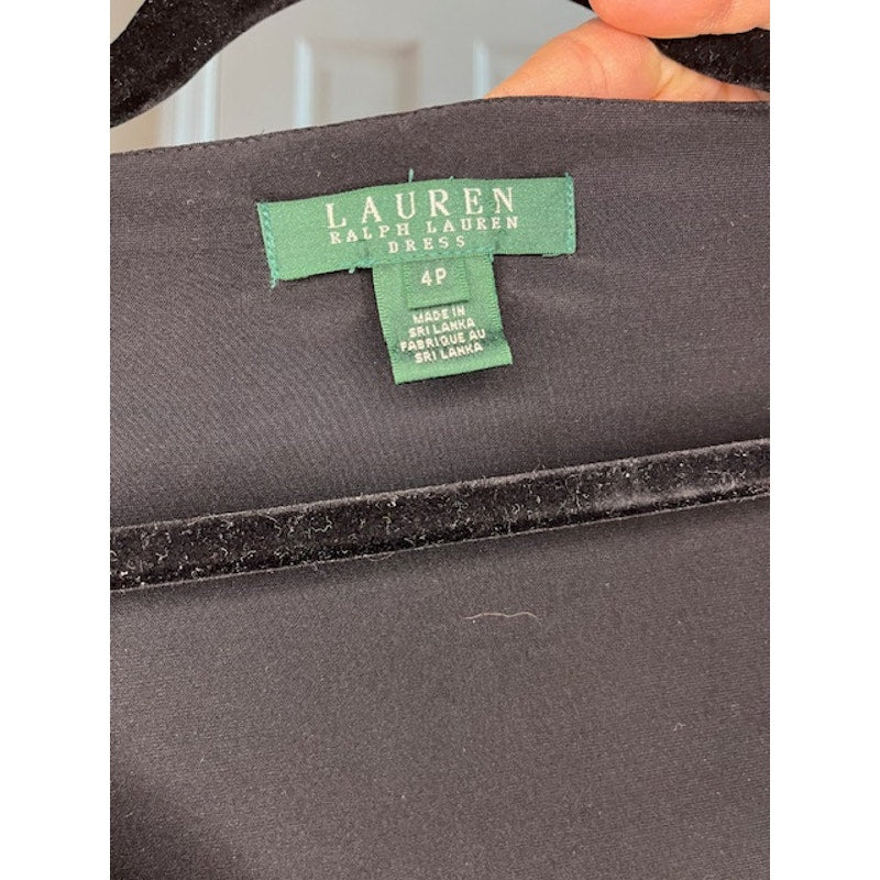 Lauren by Ralph Lauren Black Dress Size 4P