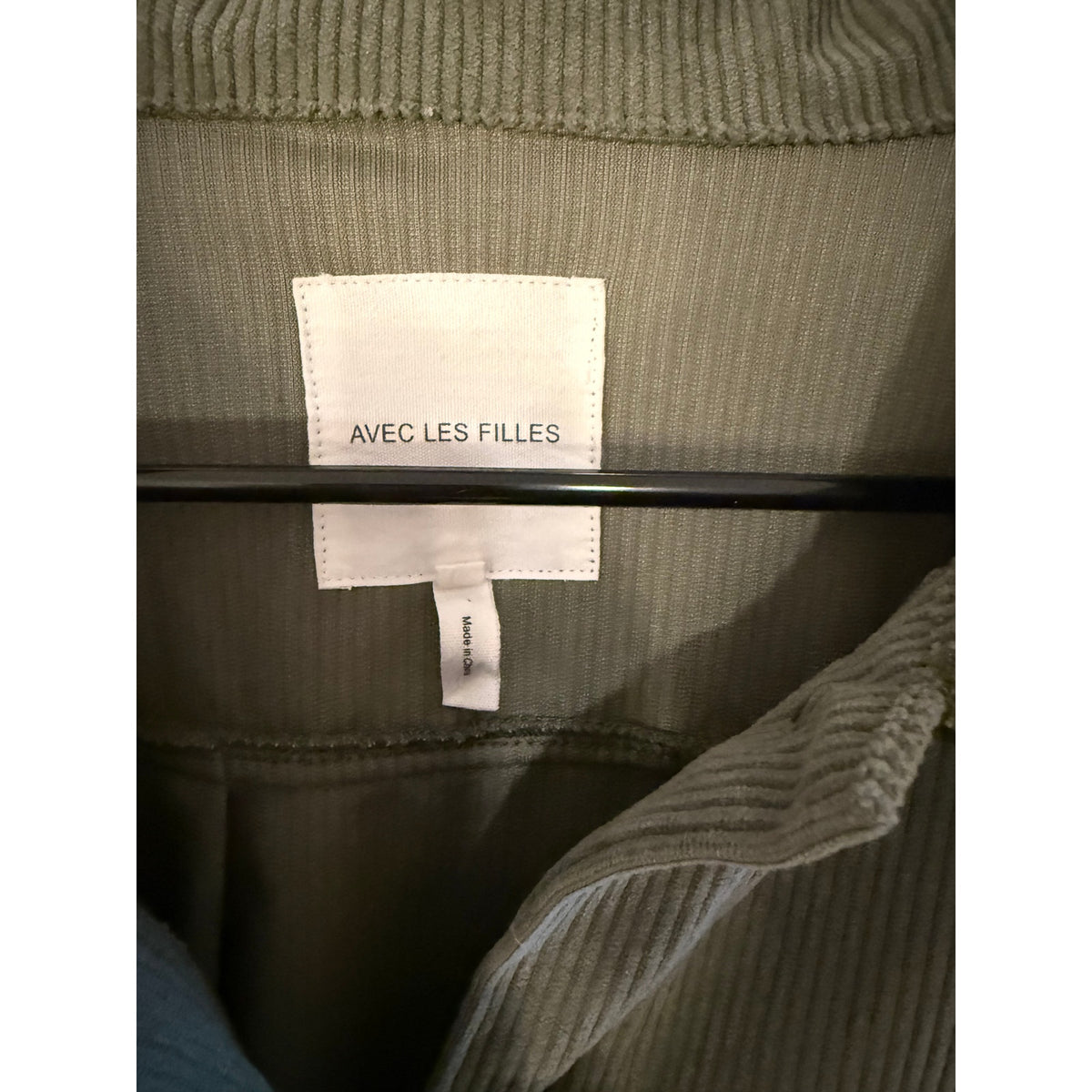 Avec Les Filles Green corduroy Jacket - Size Large
