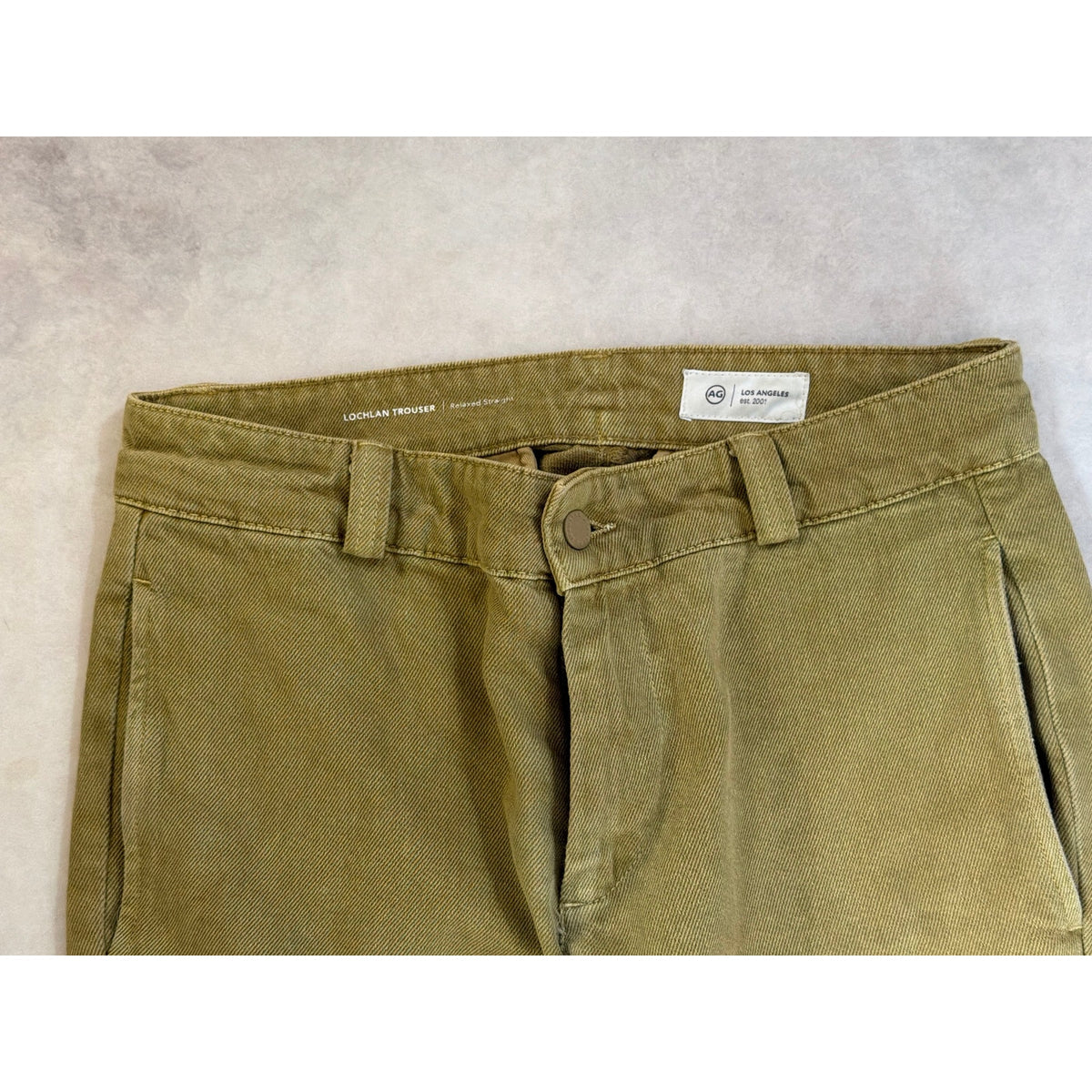 AG Adriano Goldschmied Gold Straight Leg Jeans Mens 30