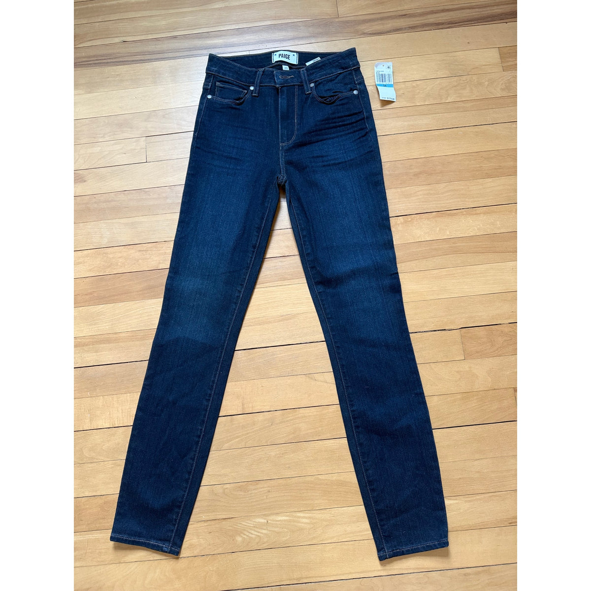 NWT PAIGE Hoxton Ankle High-Rise Skinny Jeans – Mona Size 24