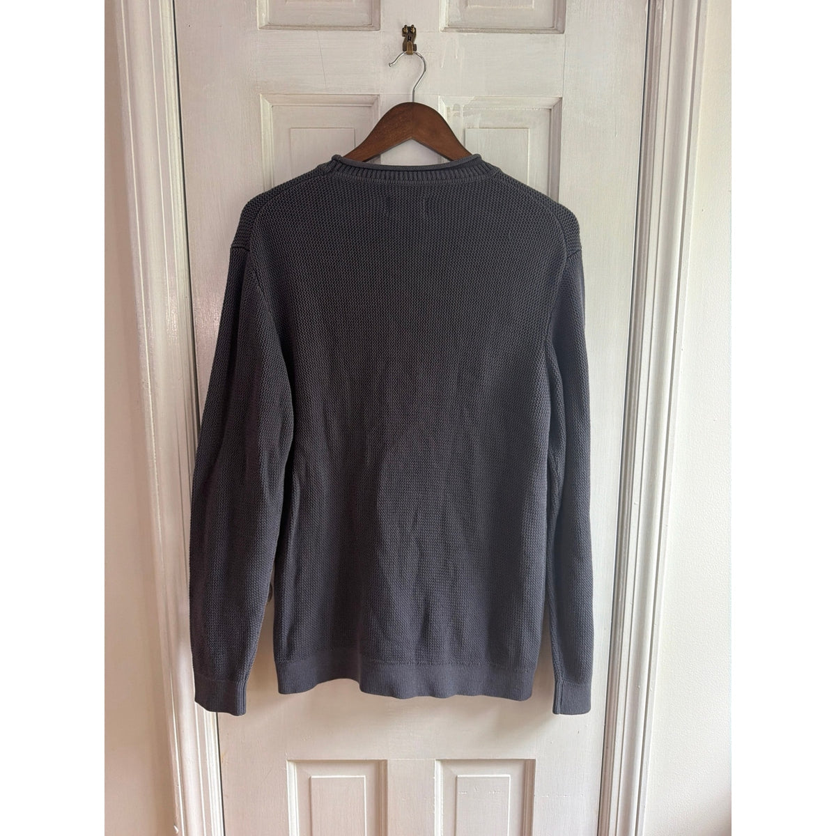 Marine Layer Waffle Knit Crewneck Sweater - Size Medium 