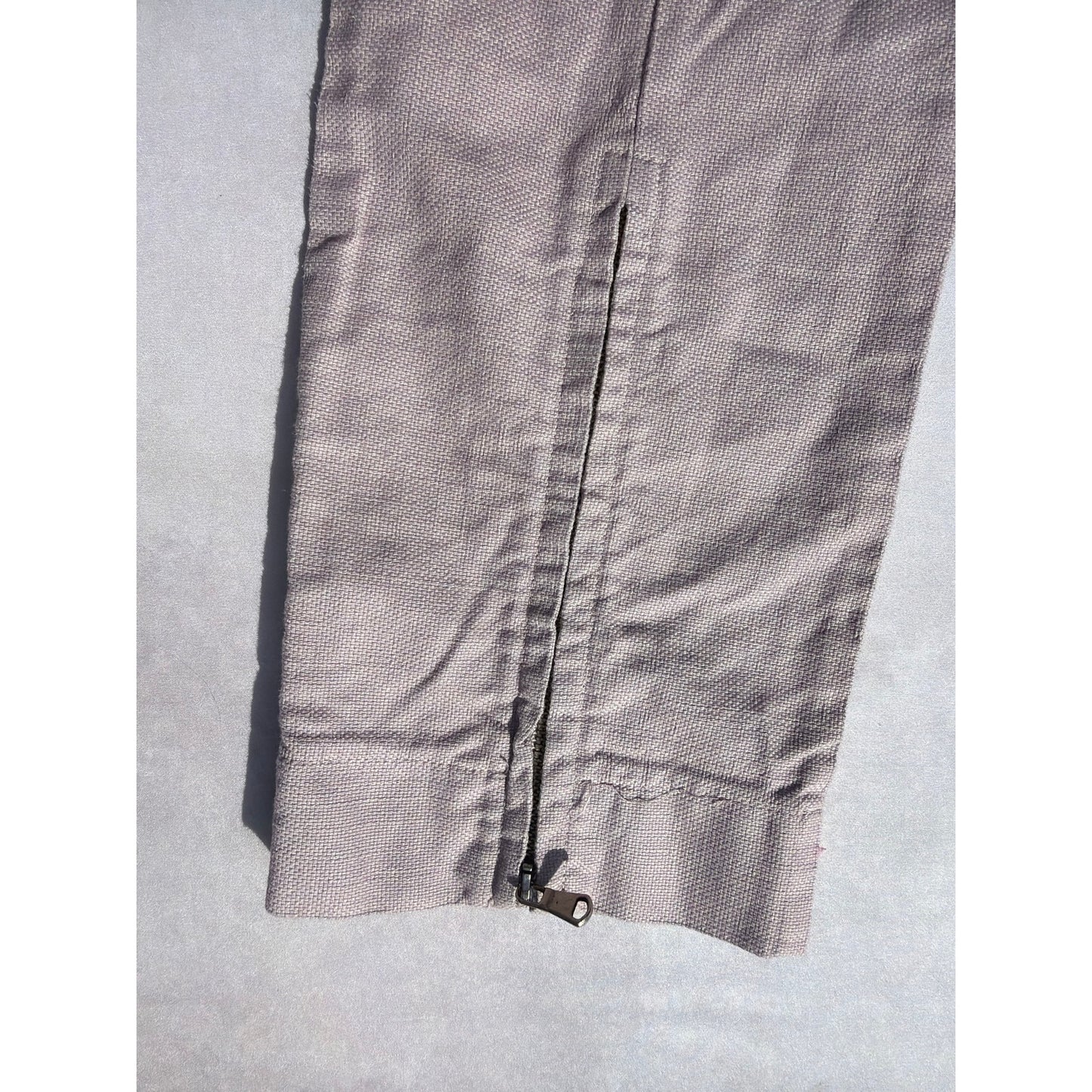 Patrizia Pepe Size 44 Low Rise Light Pink Ankle Zipper Pants