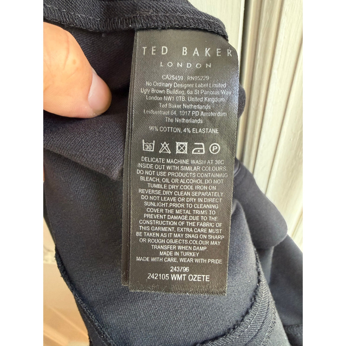 Ted Baker London Black Wide Leg Trouser Women's Size 6 T (US 12)