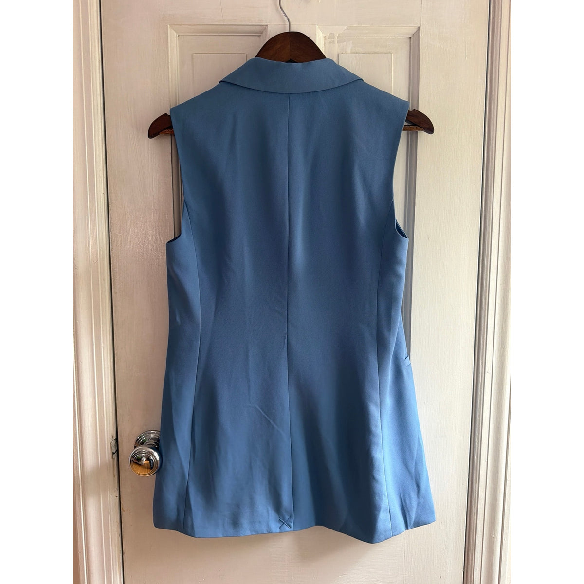 House of Harlow 1960 Sleeveless Blazer Vest - Cornflower Blue, Small NWT
