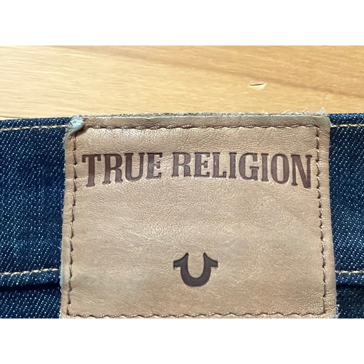 True Religion Geno  Jeans Mens 38 Dark Wash MADE IN USA