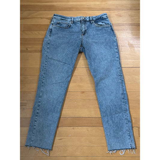 Rag & Bone Size 29 Distressed Low Rise Light Wash "Nora" Jeans