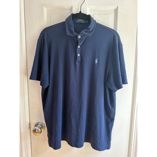 Polo Ralph Lauren Polo Blue Shirt Men's Light Blue Pony Size Large