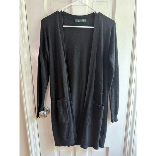 Lauren Ralph Lauren Black Open Front Cardigan Size XXS/XS Excellent Condition