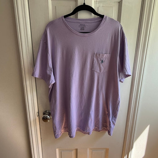 Polo Ralph Lauren Polo Men's T-Shirt  Purple with Navy Pony