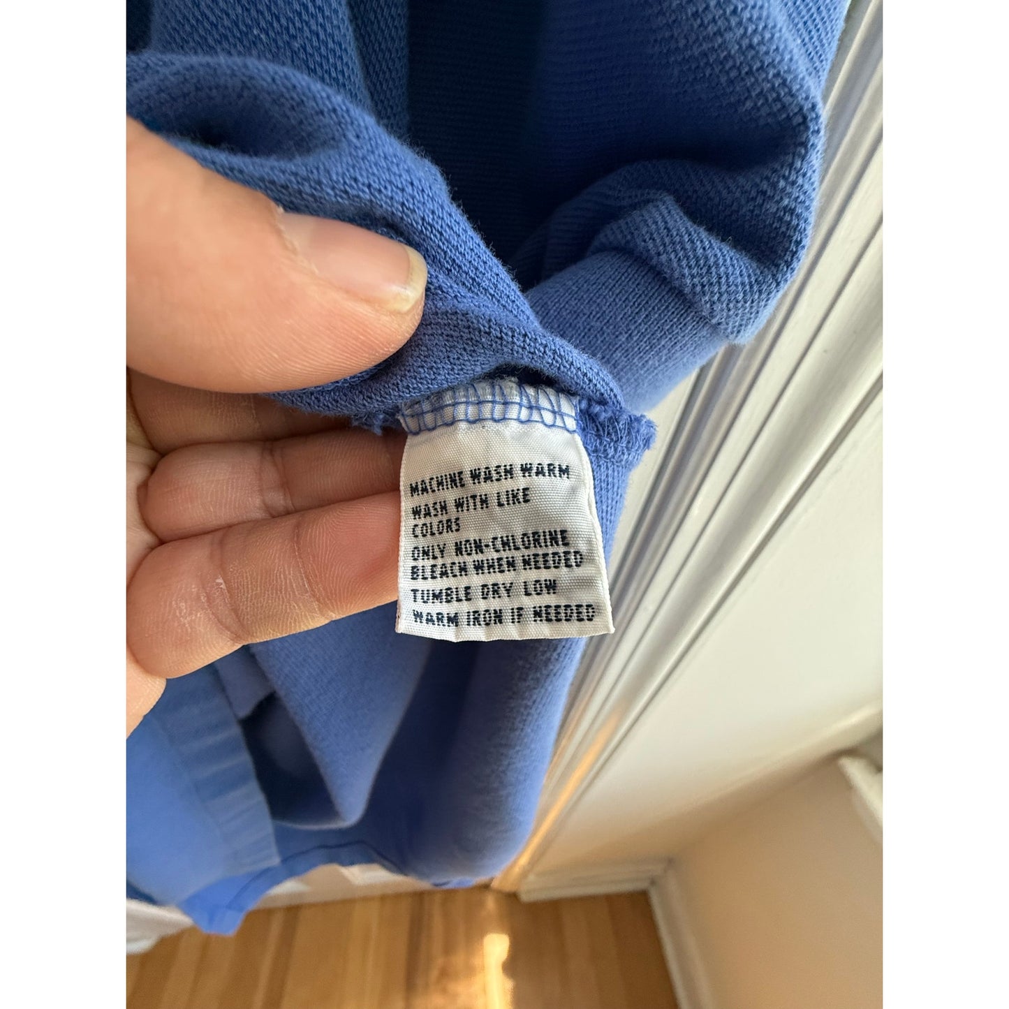 Vintage Polo Ralph Lauren Blue Polo Shirt Men's Lime Pony