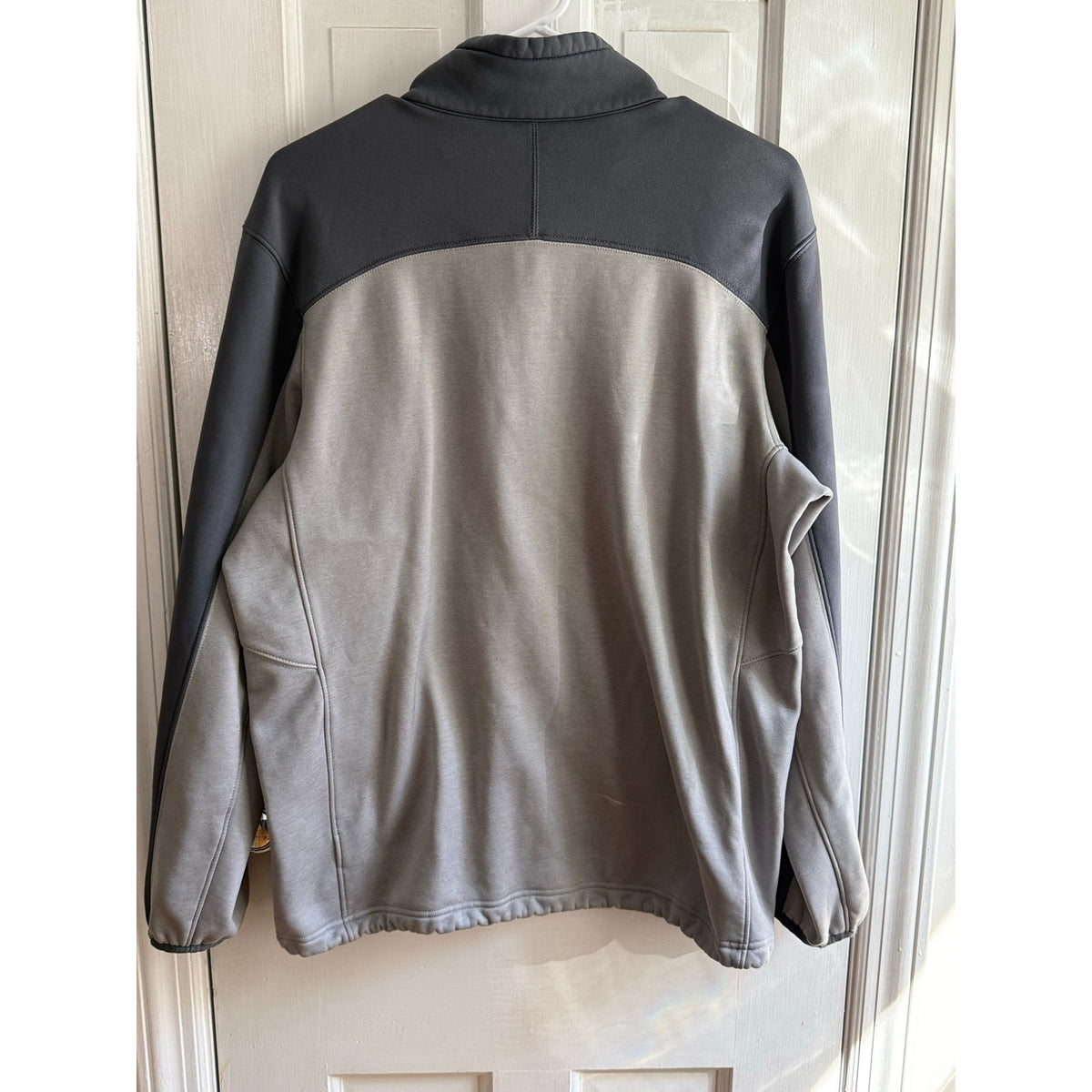 The North Face Men's Full Zip Fleece Jacket Heathered Grey Size Large Gorpcore