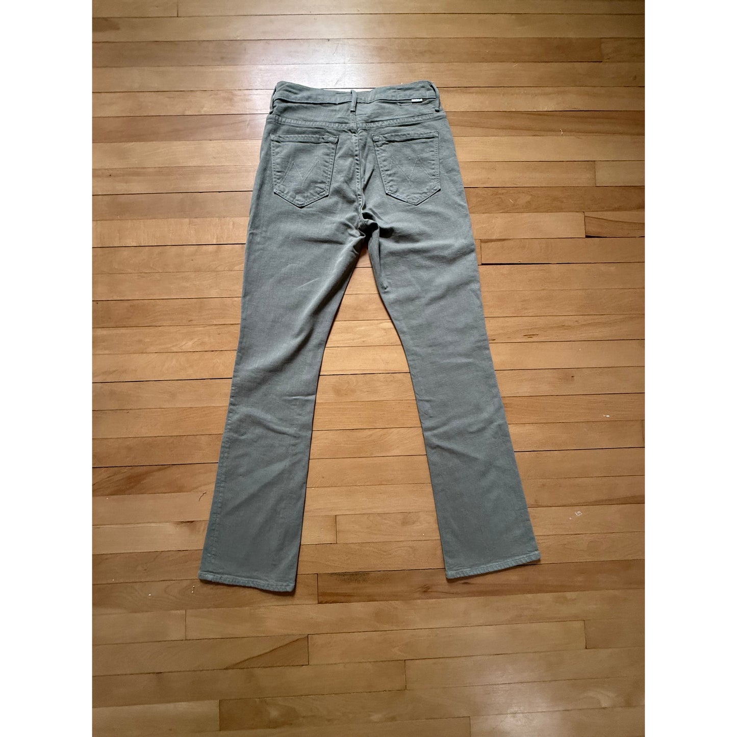 MOTHER Superior "The Insider Hover" Olive Jeans - Size 28 - EUC