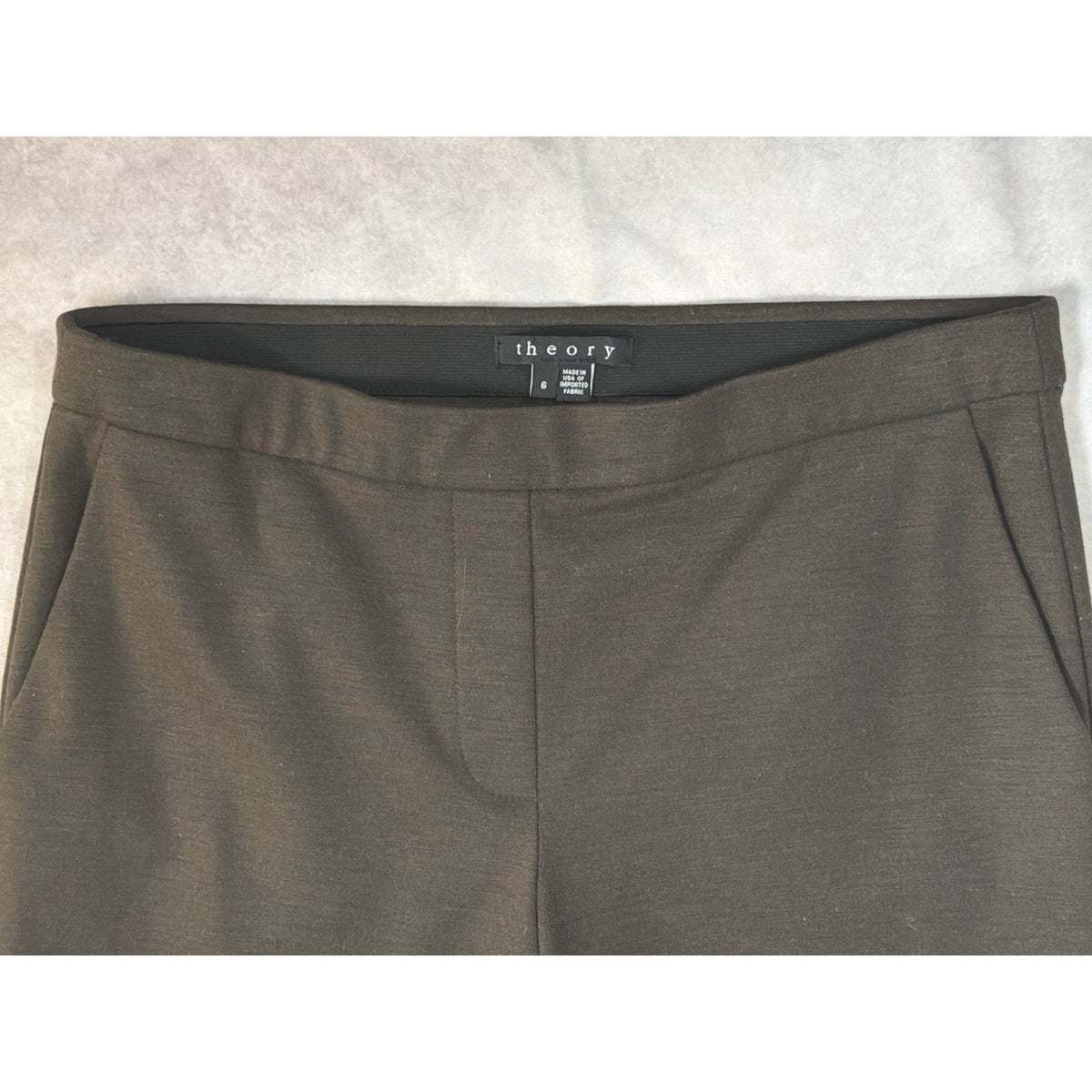Theory Wool Ankle Dress Pants Black Size 00