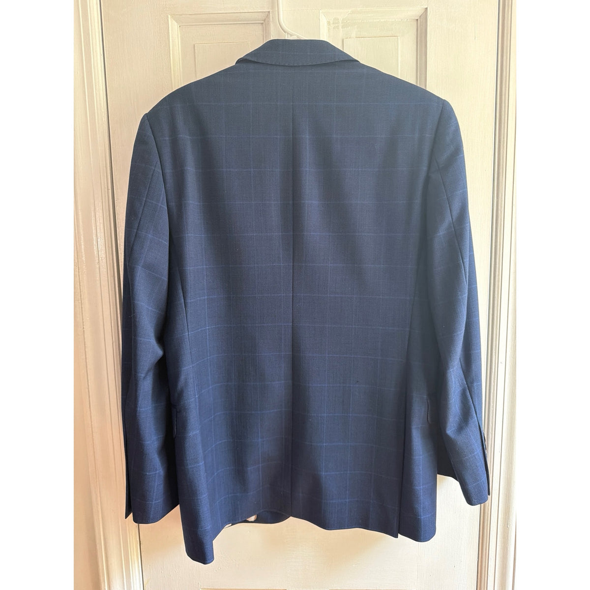 Brooks Brothers Explorer Regent Fit Plaid Suit Jacket Blazer Blue 38S