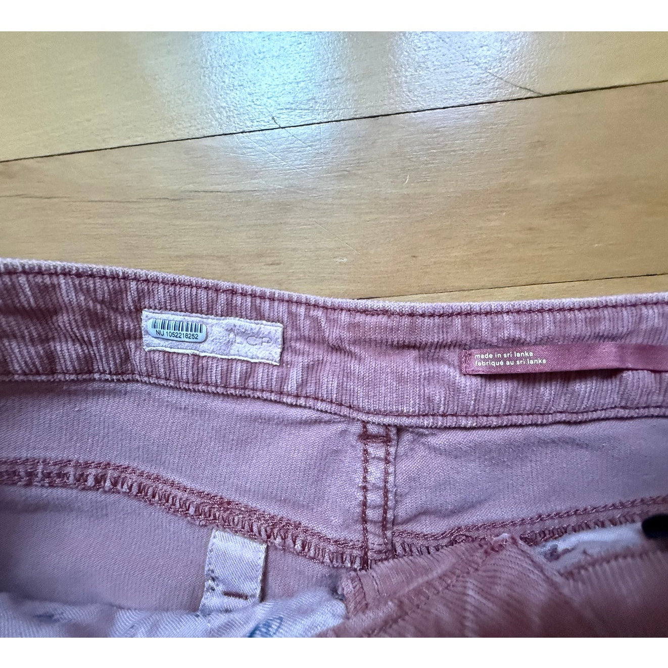 Pilcro Anthropologie Pink Corduroy Wide Leg Pants Size 27 EUC High Rise