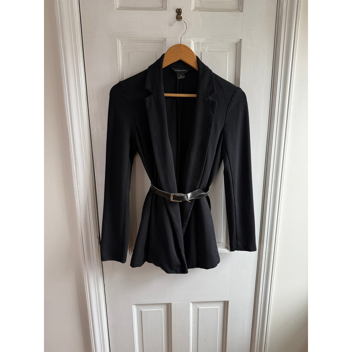 Club Monaco Black Belted Perfect Blazer - Women’s Size S/P - EUC