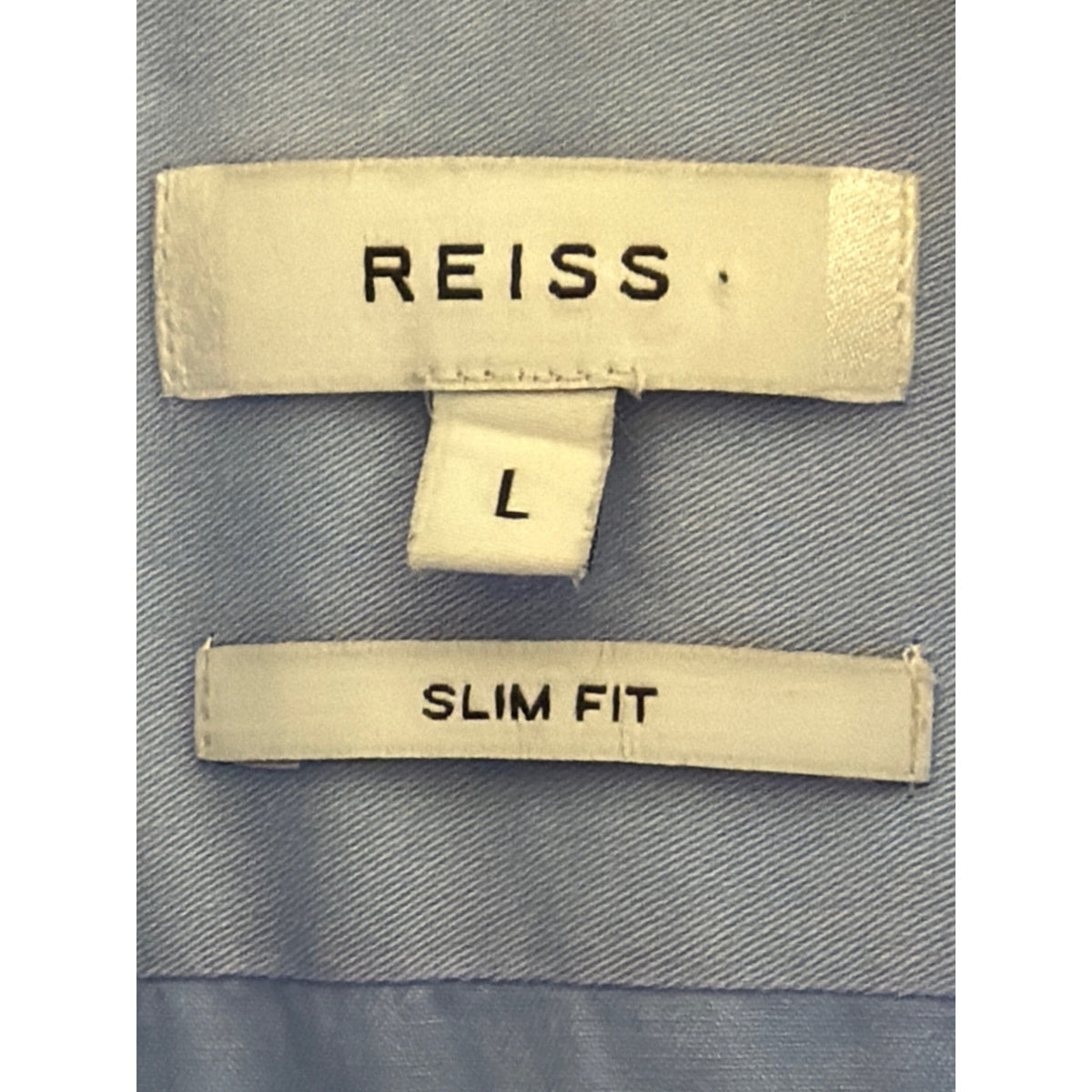 Reiss Men's Steer Slim Fit Long Sleeve Dress Shirt - Large 