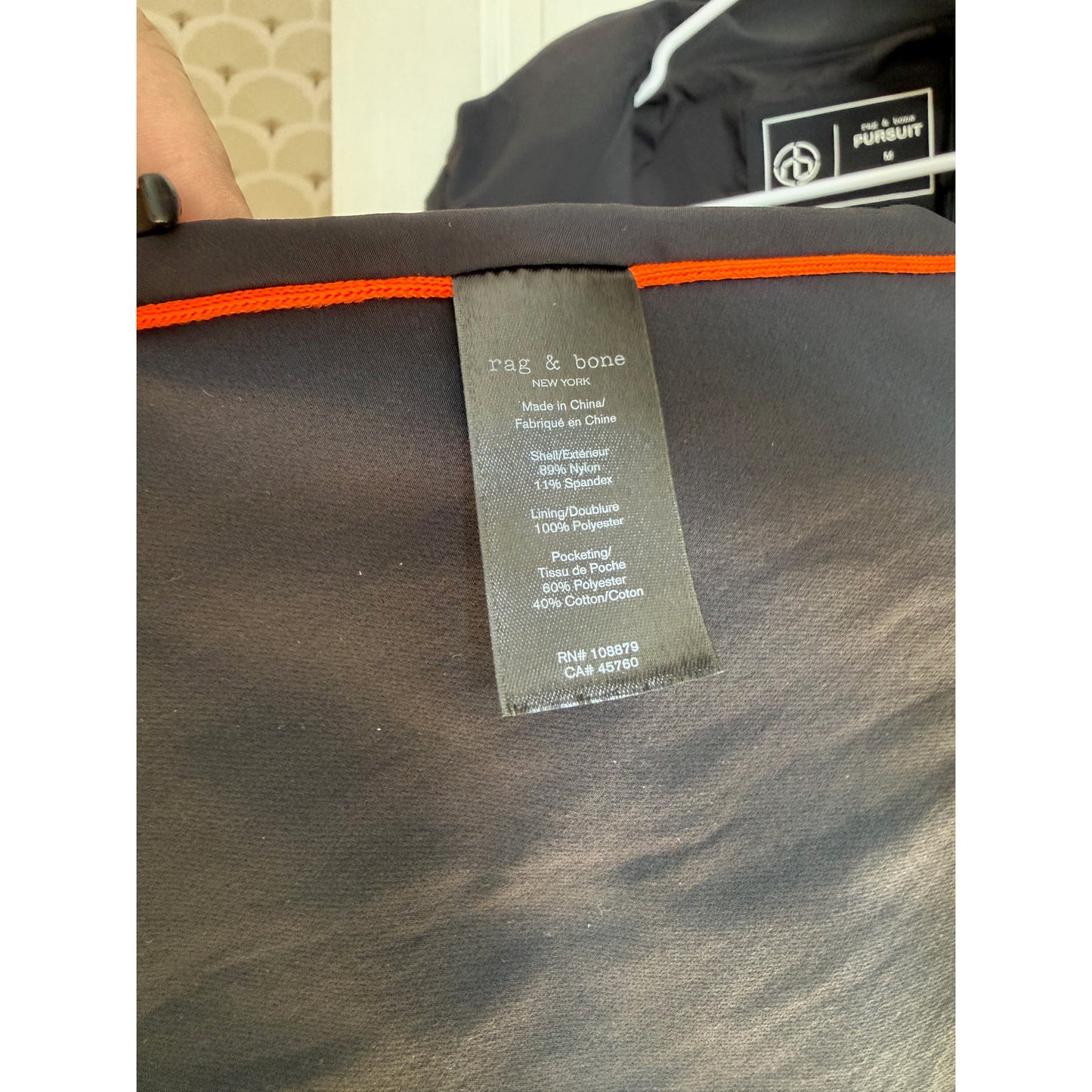 Rag and Bone Men's Black Pursuit Jacket NWT