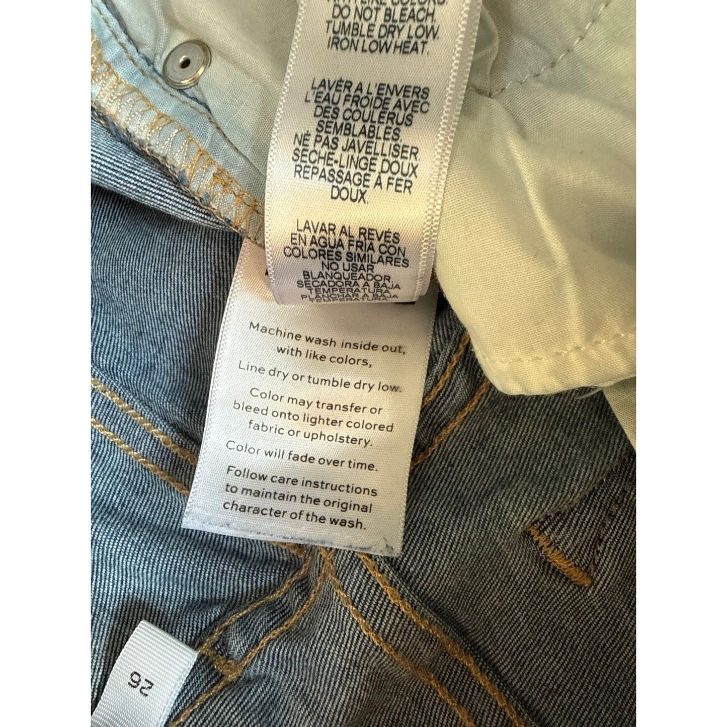 Frame Le High Skinny Jeans Size 26 Columbia Road Dark Wash Stretch Premium EUC