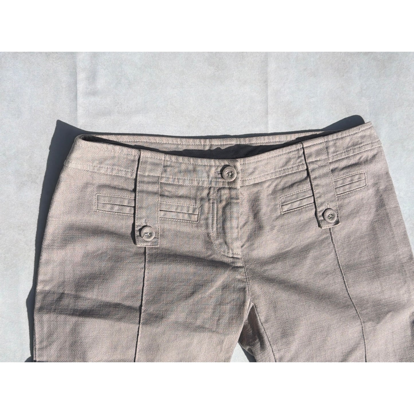 Patrizia Pepe Size 44 Low Rise Light Pink Ankle Zipper Pants