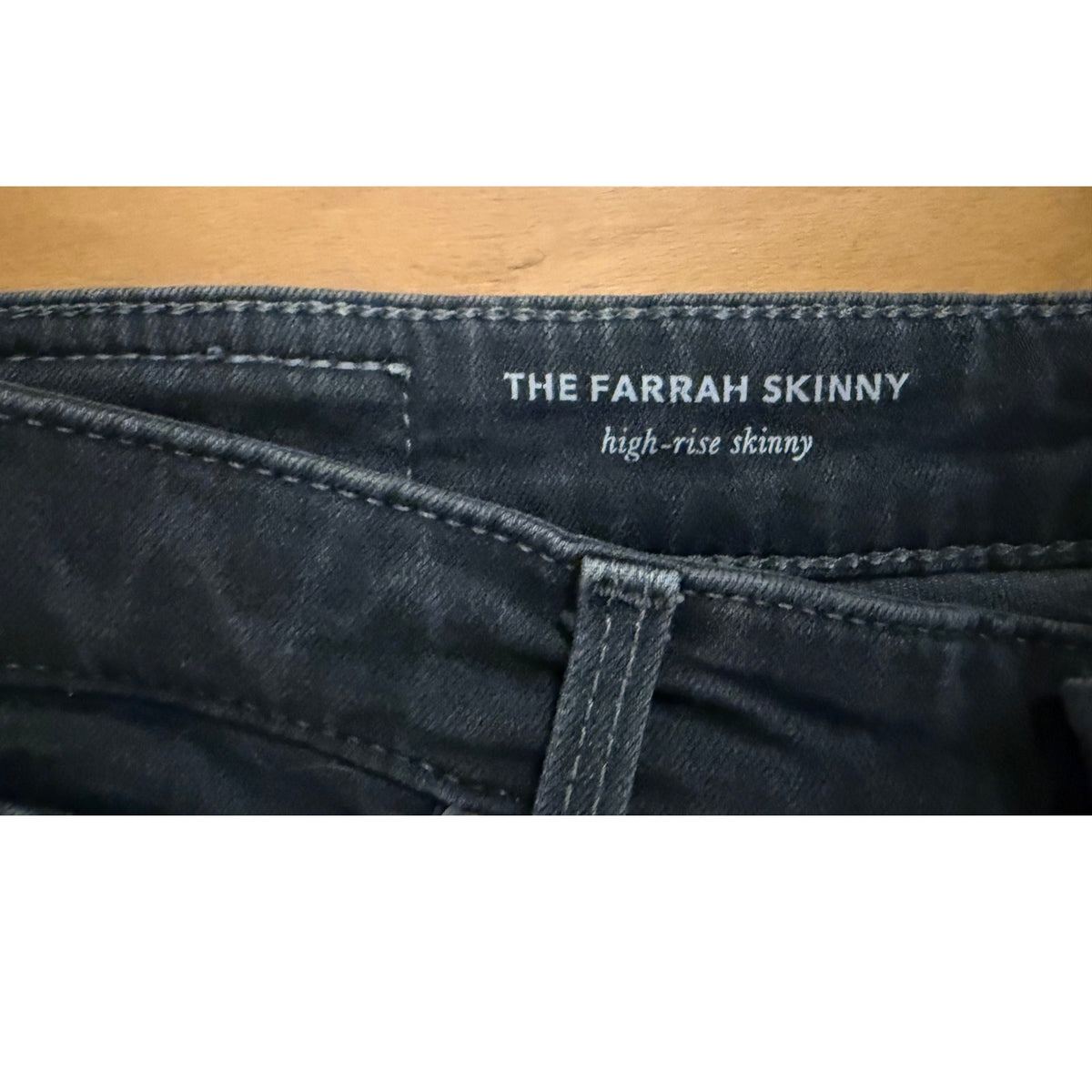 AG Black Farrah Skinny Jeans - High Rise - Size 28 Reg
