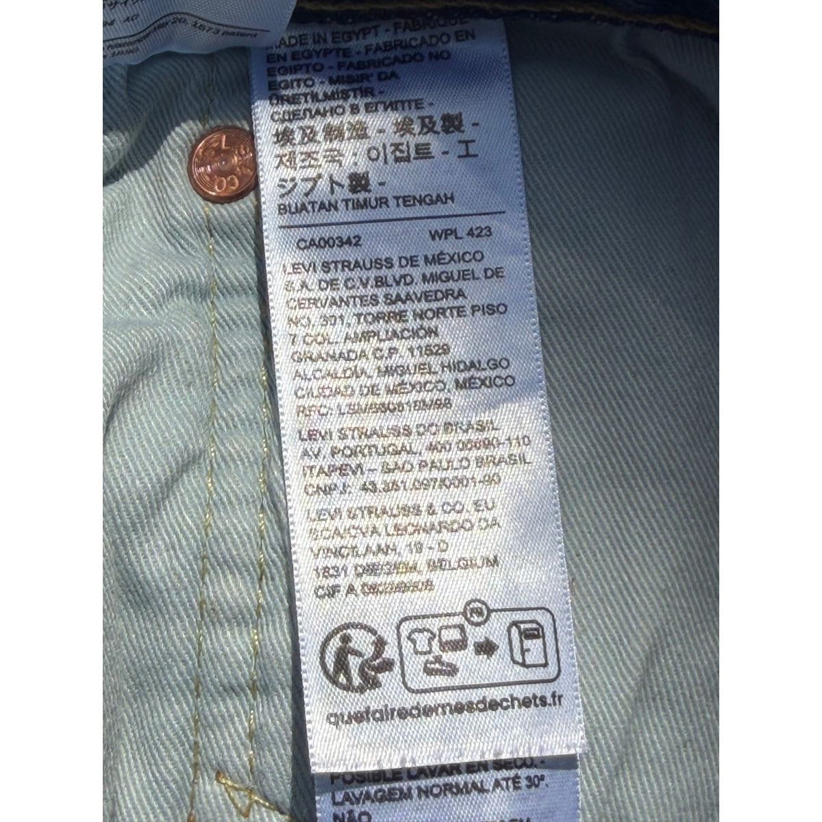 Levi 501 Size 31 x 32 Blue Men's Jeans Straight Relax