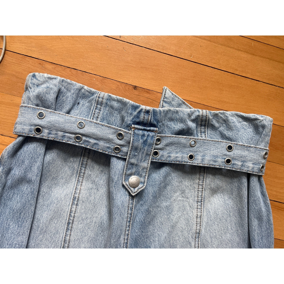 BLANKNYC Self Belted Cargo Denim Jeans Steal The Show 26 EUC
