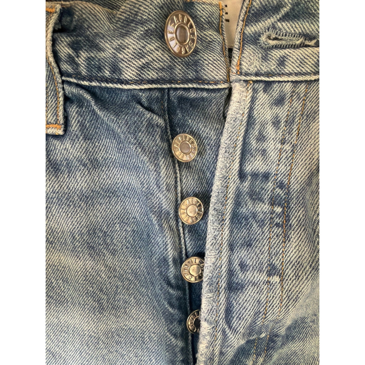 Agolde Parker Vintage Cut Off Shorts Light Wash 24 EUC