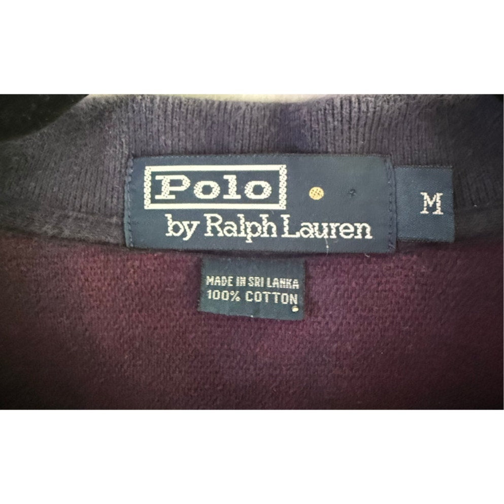 Vintage Polo Ralph Lauren Red/Blue Plaid Men's Polo Shirt Medium