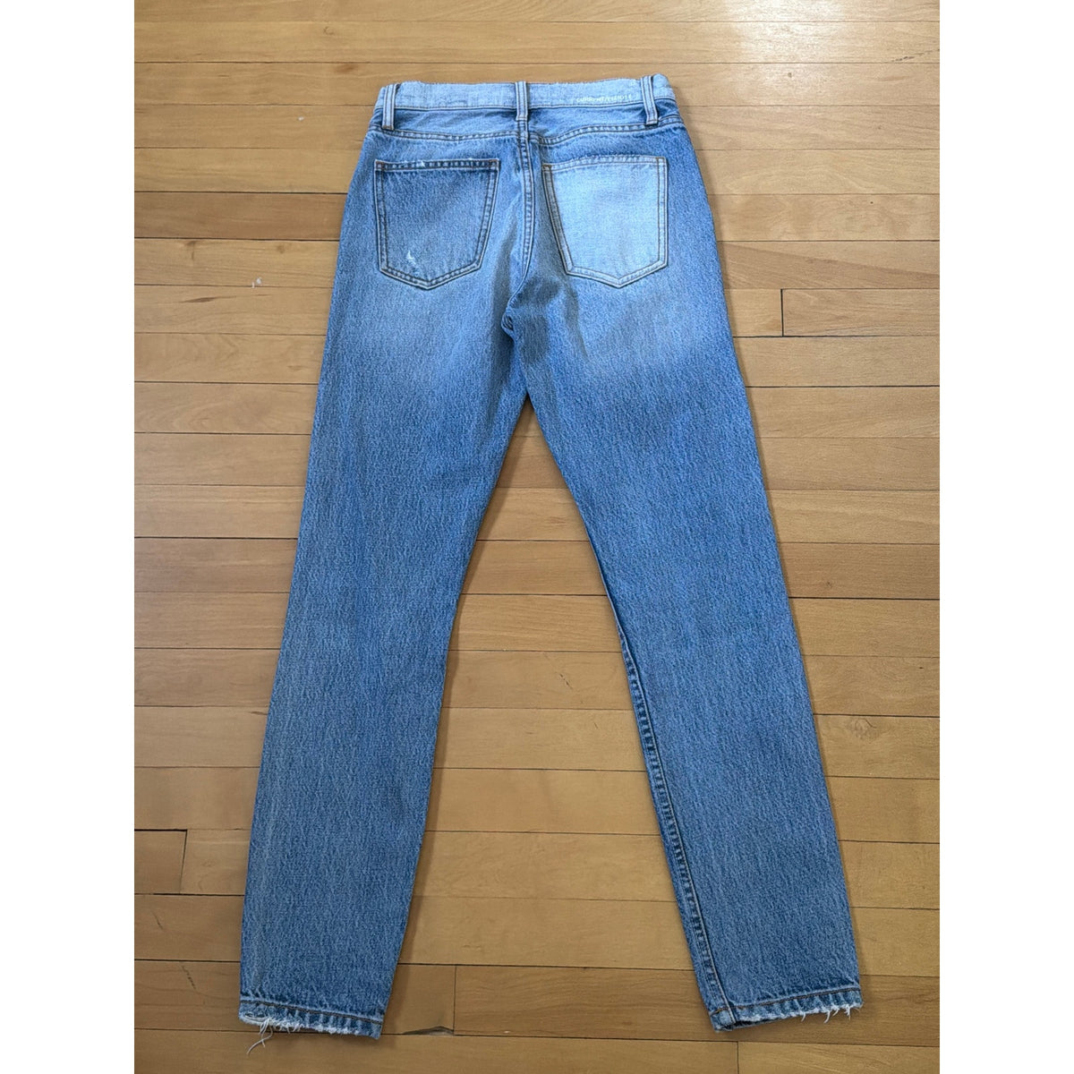NWT Current/Elliott The Stiletto Skinny Jeans - Distressed Blue - Women’s Size 25