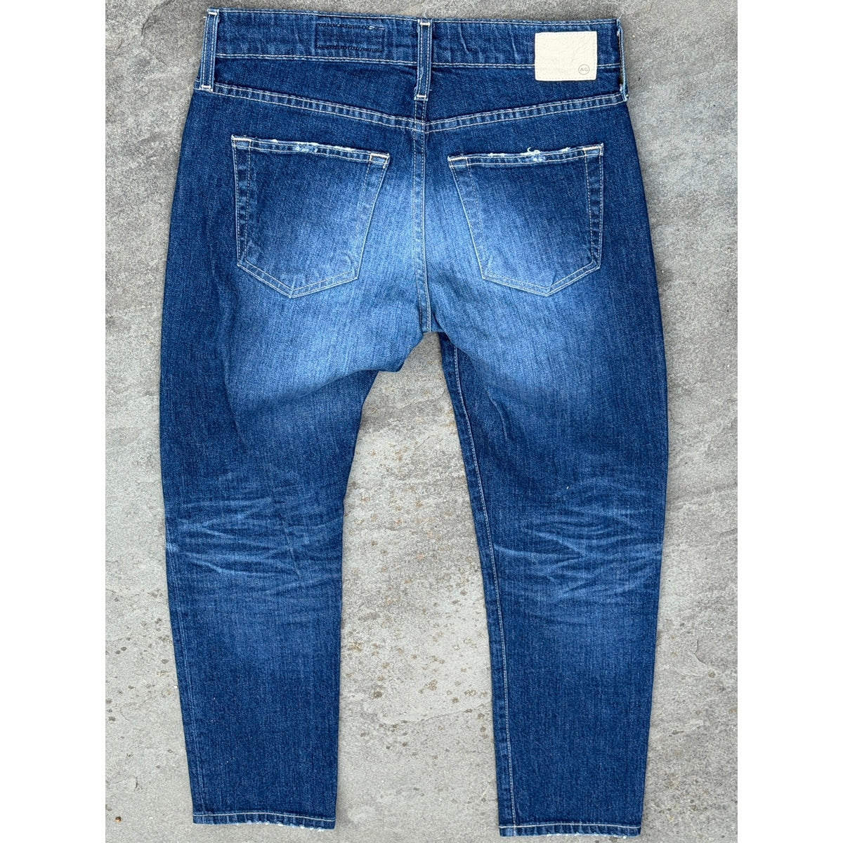 AG Adriano Goldschmied The Ex-Boyfriend Slim Distressed Jeans Size 27