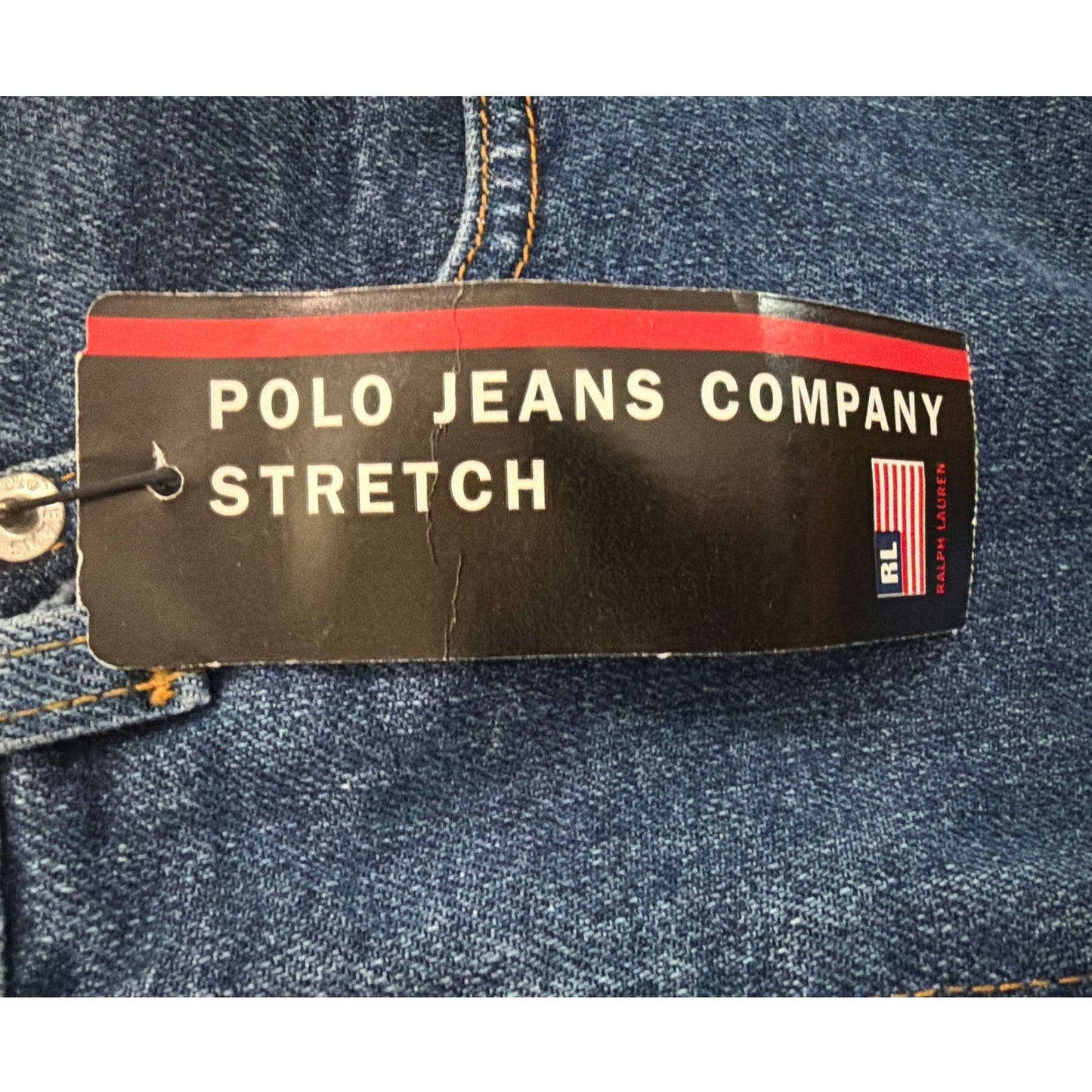 Ralph Lauren Size 10 Ankle Zip Capri Stretch Dark Wash Jean