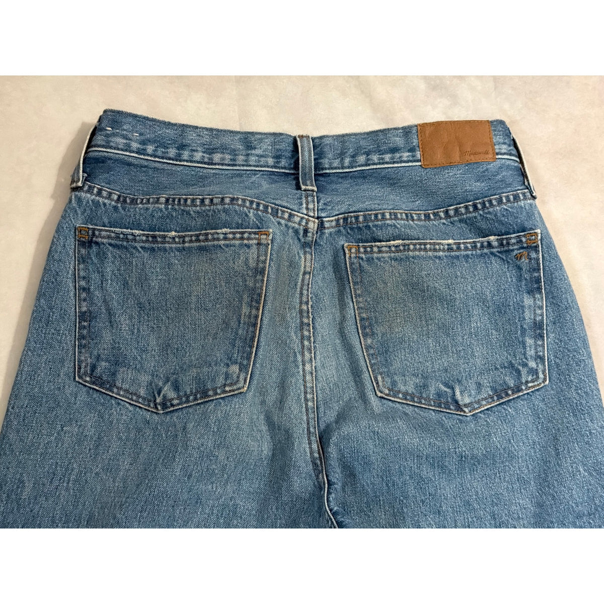Madewell The Perfect Vintage Straight Jean in Danby Wash Comfort Stretch 24P 💎