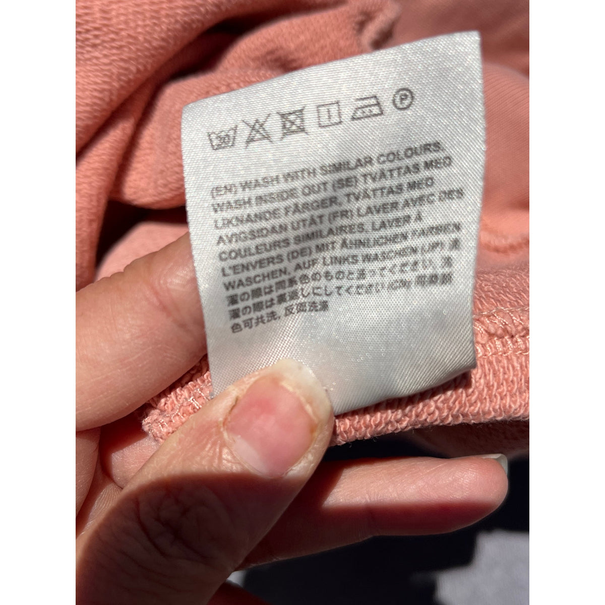 Acne Studios Fairview Face Sweatshirt XS Salmon Crewneck Oversized Luxury 🎀