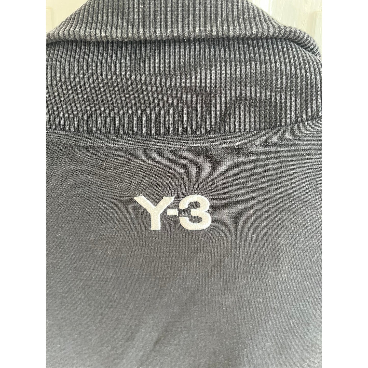 Archival Y-3 Yohji Yamamoto 2008 Heavyweight Terry Short Sleeve Zip Jacket - M