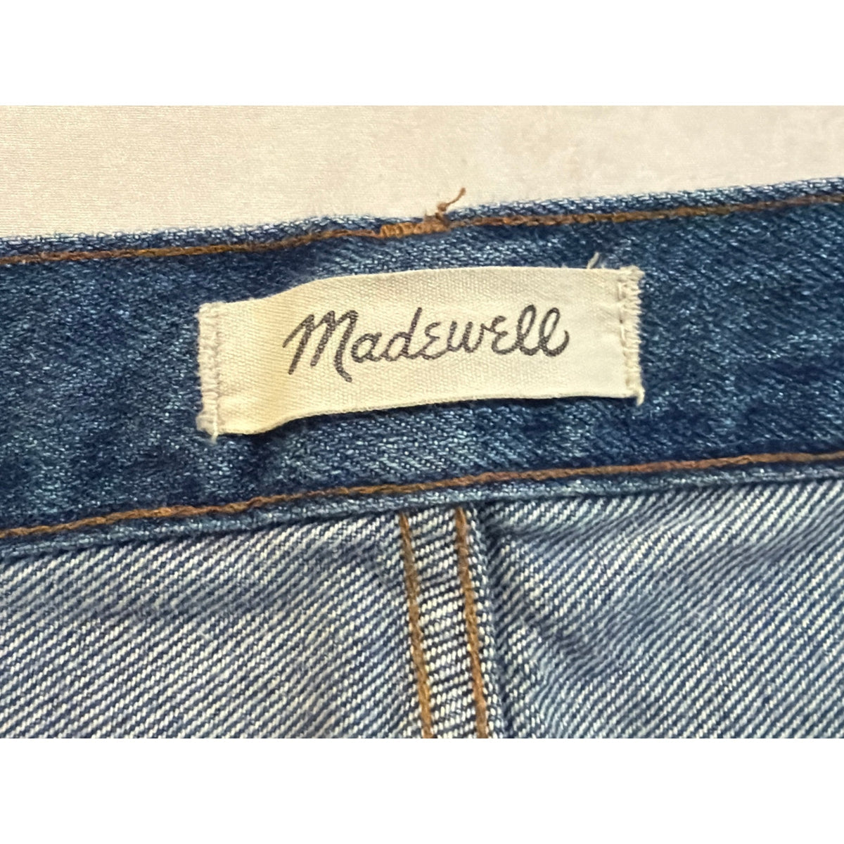 Madewell The Perfect Vintage Straight Jean in Danby Wash Comfort Stretch 24P 💎