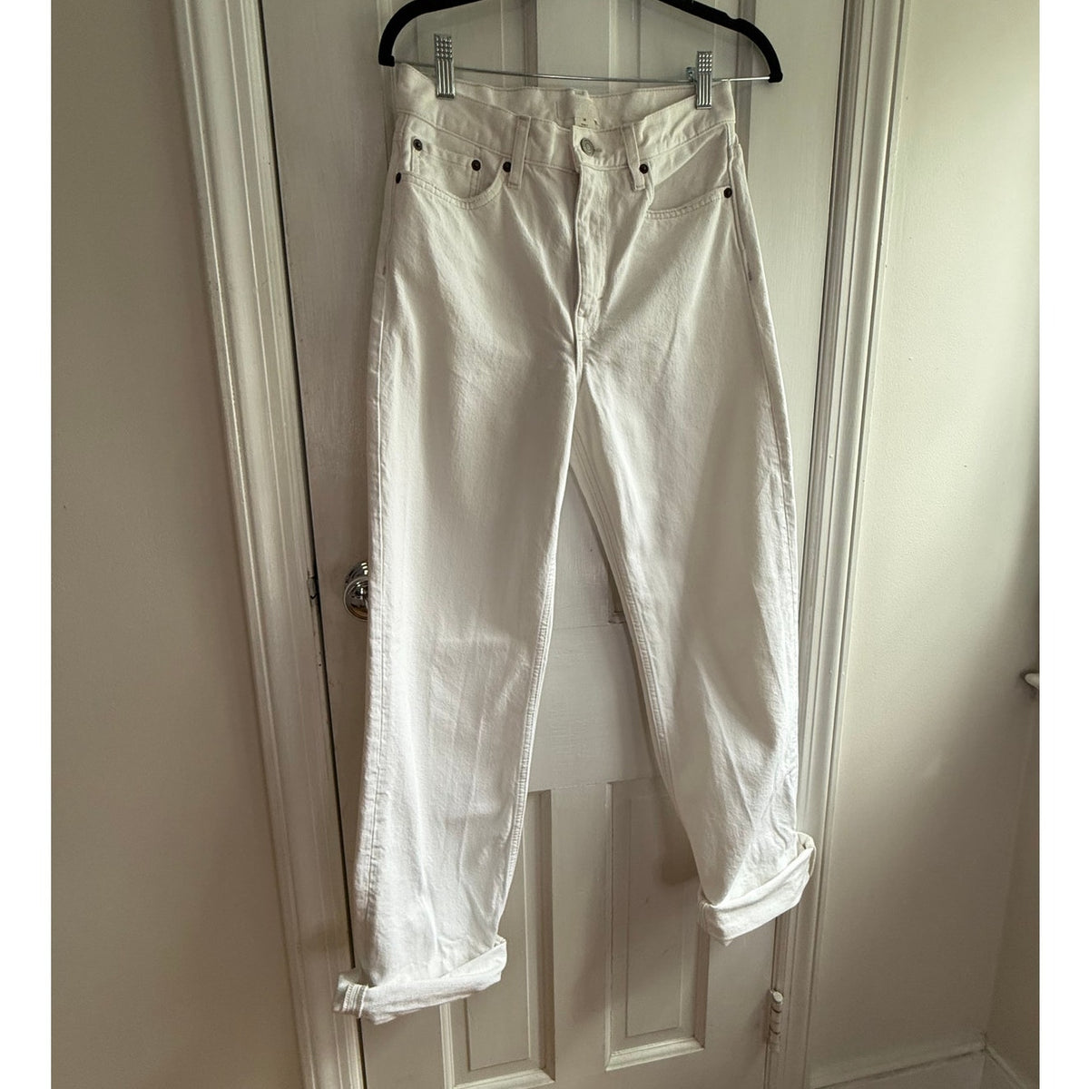 COS White Wide Leg Jeans | High Rise | Size 26 | EUC