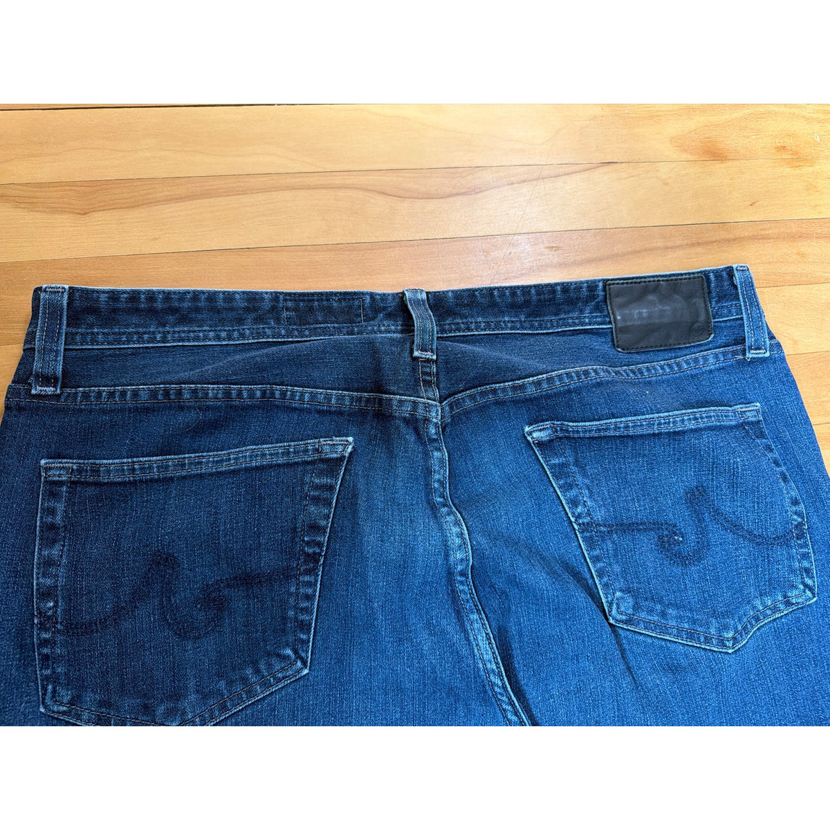 AG Everett 40x32 Slim Straight Dark Wash Jeans