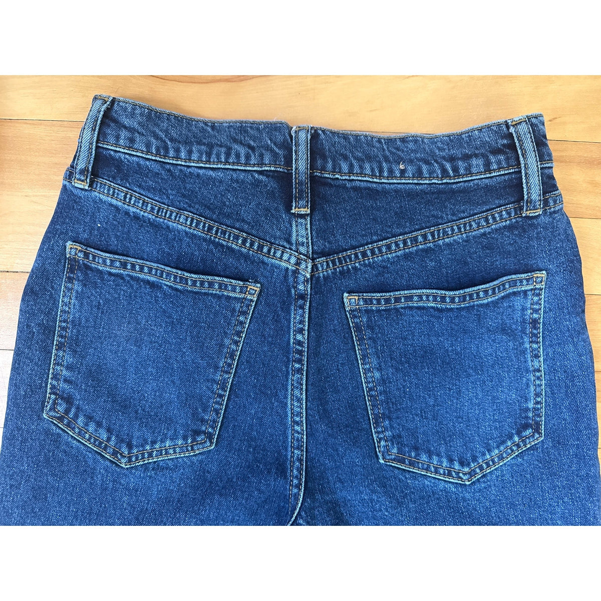 Boden High Rise Wide Leg Jeans Dark Wash Indigo Size 27 EUC