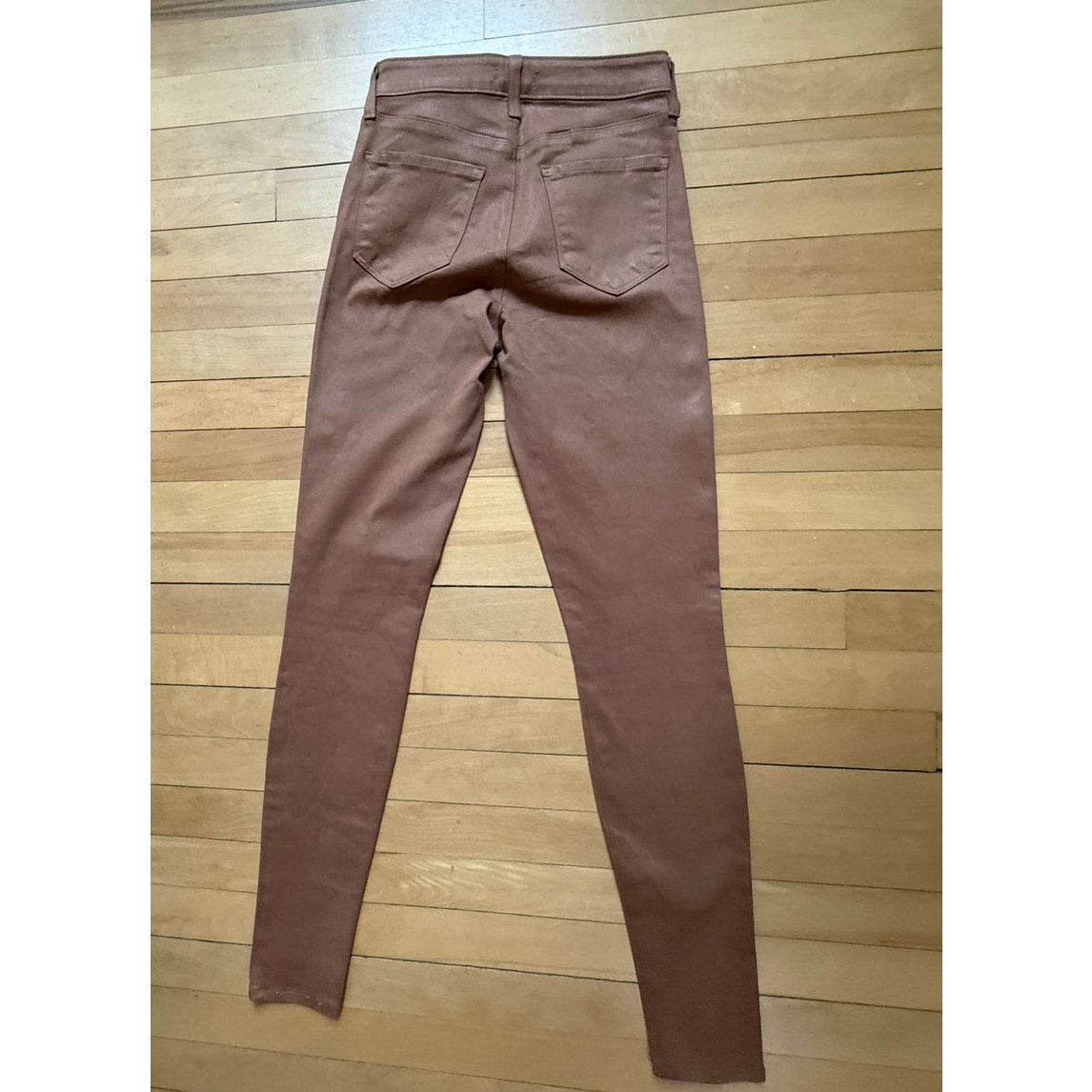 L'AGENCE Marguerite High Rise Skinny Jeans - Java Coated - Size 25 - EUC