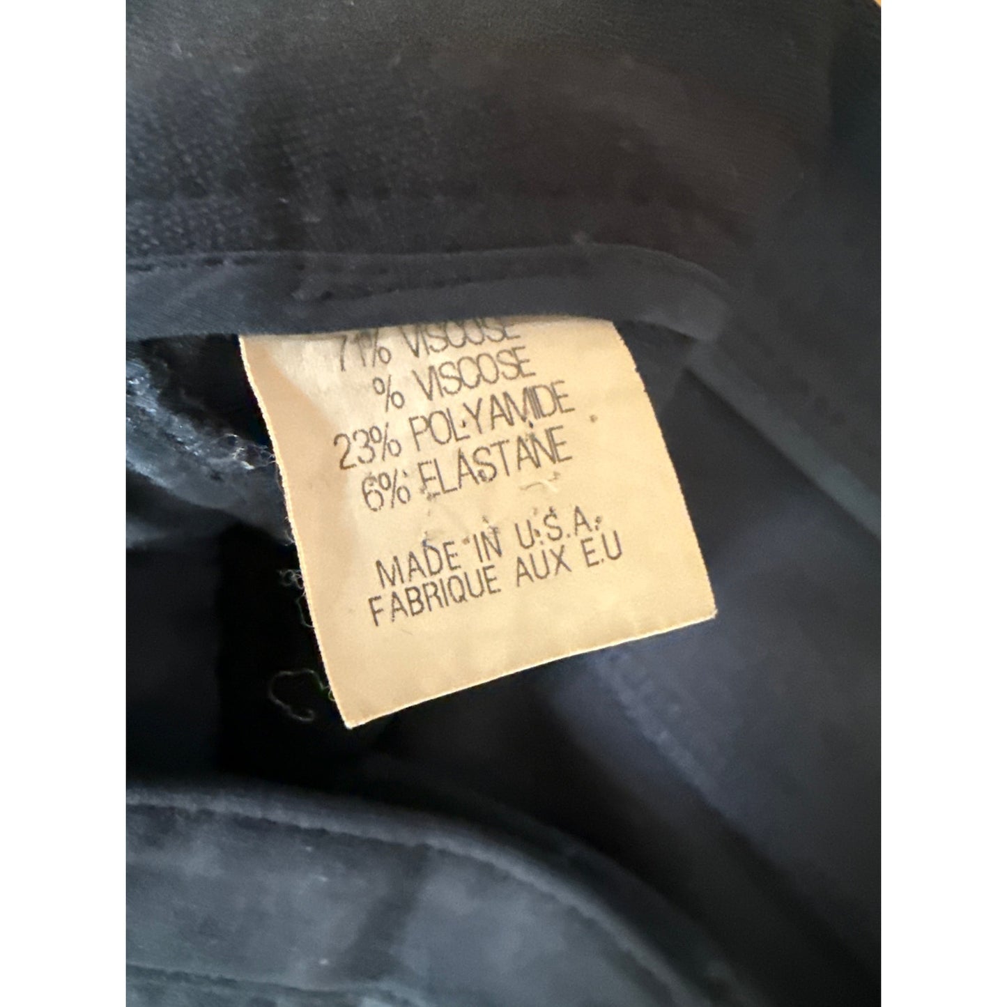 Theory Pants Size 10 Black Zipper Ankle Low Rise Made in USA Style 80776224 EUC